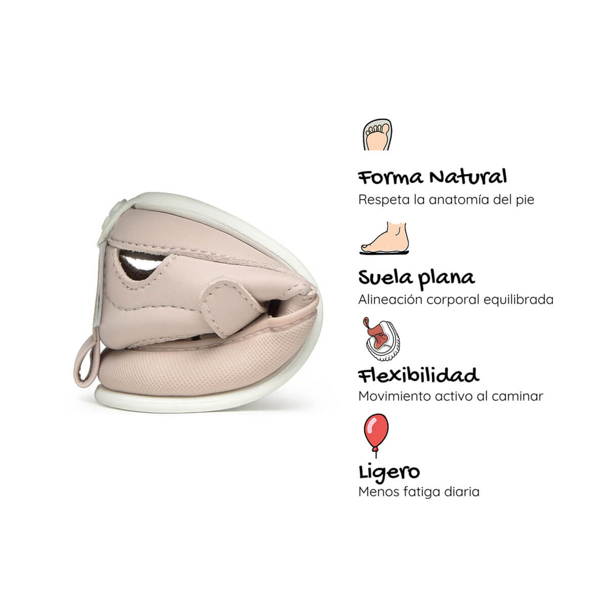 sandalia trenzada respetuosa bebes tabarca feroz ss26 Rosa Palo 04