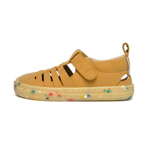 sandalia trenzada respetuosa infantil mostaza tabarca rocker ss26 00
