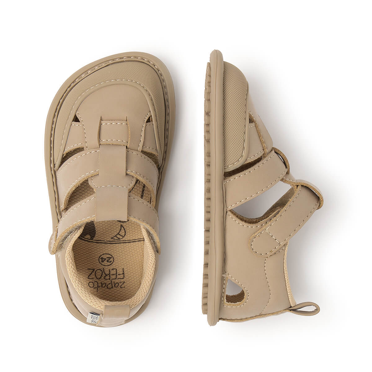 sandalia trenzada respetuosa infantil piedra denia rocker ss25 03 | Piedra Microfibra Nobuck