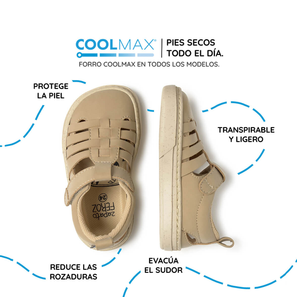 sandalia trenzada respetuosa infantil piedra tabarca rocker ss25 03