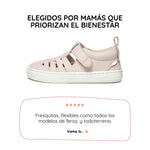 sandalia trenzada respetuosa infantil rosa tabarca rocker ss26 Palo 01 | rosa palo microfibra nobuck