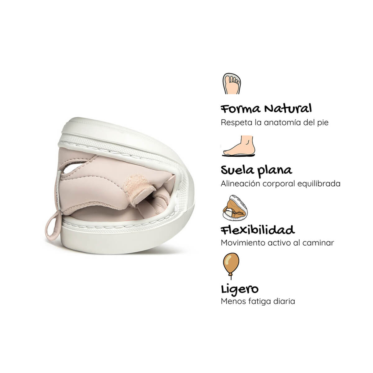 sandalia trenzada respetuosa infantil rosa tabarca rocker ss26 Palo 04