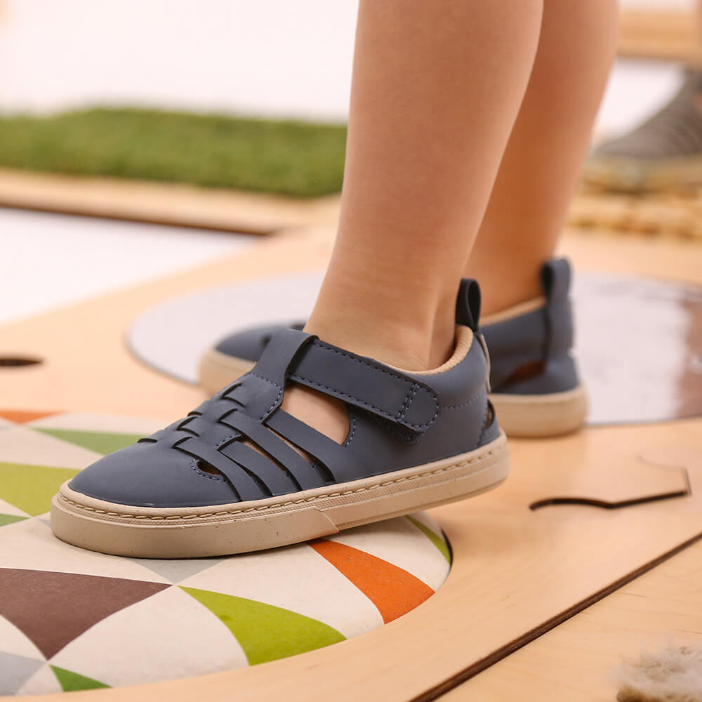 sandalia trenzada respetuosa infantil tabarca rocker ss26