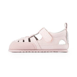 sandalias barefoot faciles poner quitar bebes color rosa palo claro tabarca feroz ss24palo