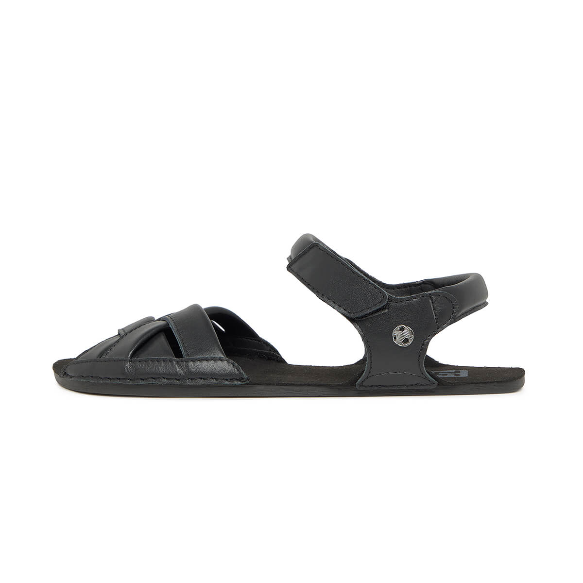 sandalias barefoot suela flexible blanda transpirable mujer hombre primavera verano gandia ss226 Piel Negro 01 | Negro Microfibra Serraje