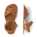 sandalias barefoot suela flexible blanda transpirable mujer hombre primavera verano gandia ss226 Piel Nut 03 | Nut Microfibra Serraje