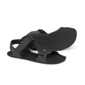 sandalias barefoot suela plana flexible blanda microfibra color negro mujer hombre primavera verano oliva ss25 02