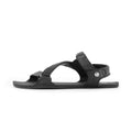 sandalias barefoot suela plana flexible blanda microfibra piel color negro mujer hombre primavera verano oliva ss24 piel_01