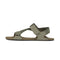 sandalias barefoot suela plana flexible hombre caballero primavera verano oliva ss26 Crack Negro Kaki 01 | Kaki Microfibra Serraje