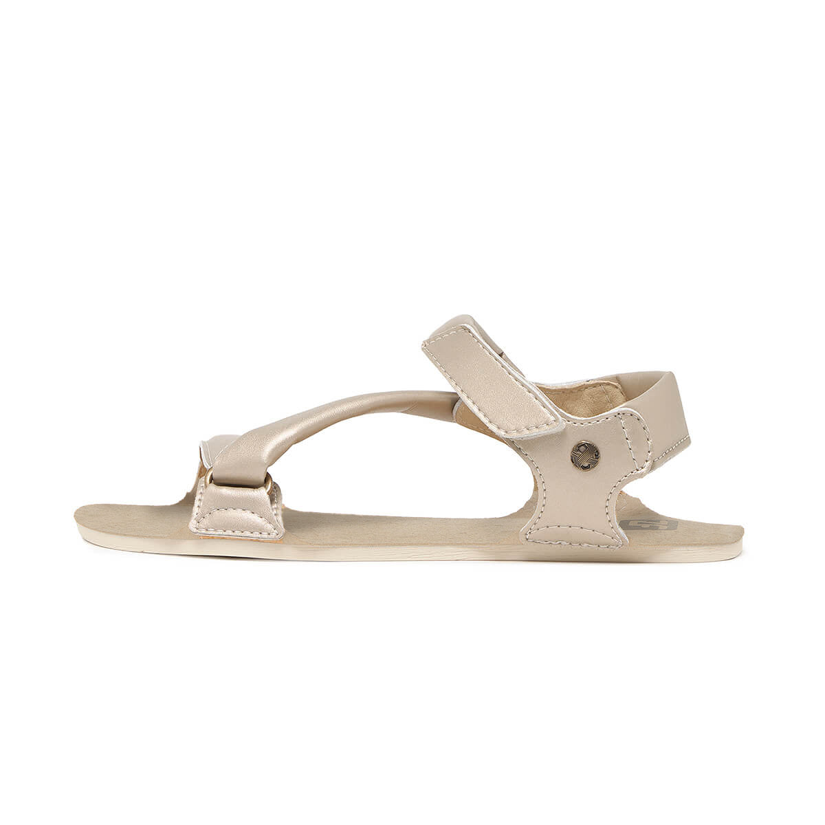sandalias barefoot suela plana flexible mujer primavera verano oliva ss26 Microfibra Oro 01