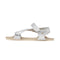 sandalias barefoot suela plana flexible mujer primavera verano oliva ss26 Microfibra Plata 01  | plata microfibra