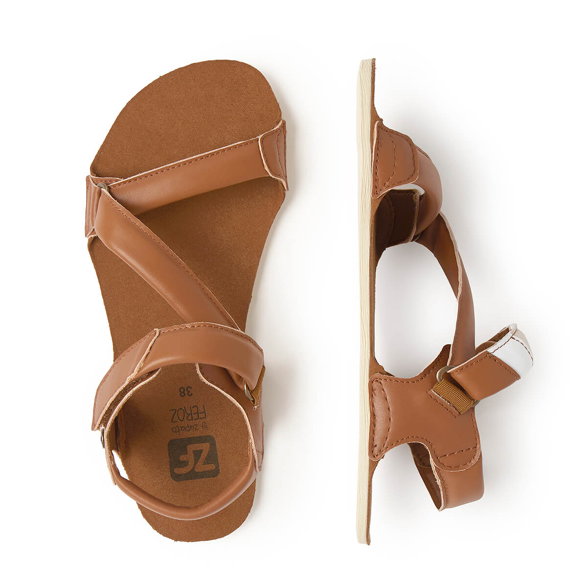 sandalias barefoot suela plana flexible mujer primavera verano oliva ss26 Piel Nut 03