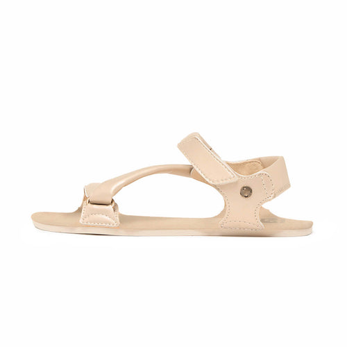 sandalias barefoot suela plana flexible mujer primavera verano oliva ss26 beige 1 | Beige Piel