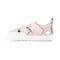 sandalias barefoot veganas microfibra cierre velcro espacio dedos bebes color rosa javea feroz ss24