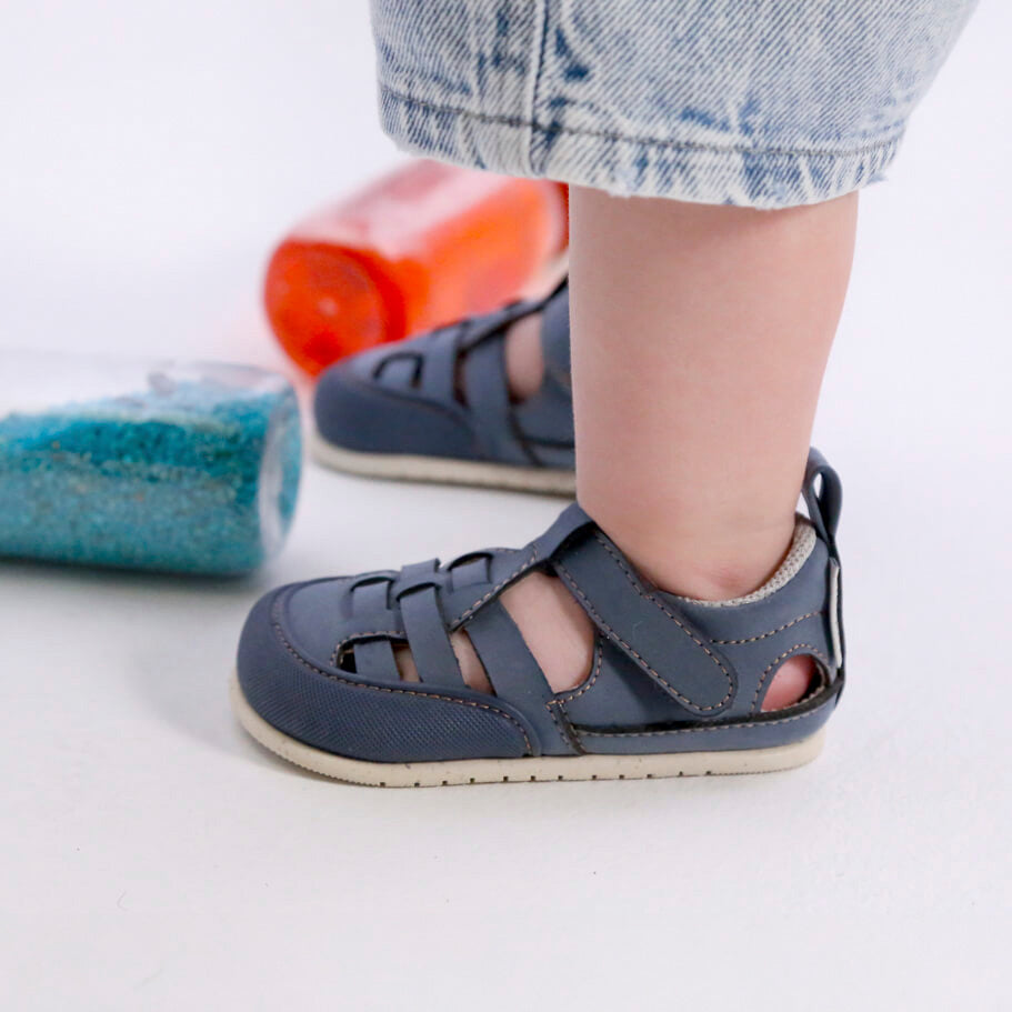 sandalias cangrejeras respetuosas minimalistas veganas velcro colores bebes tabarca feroz
