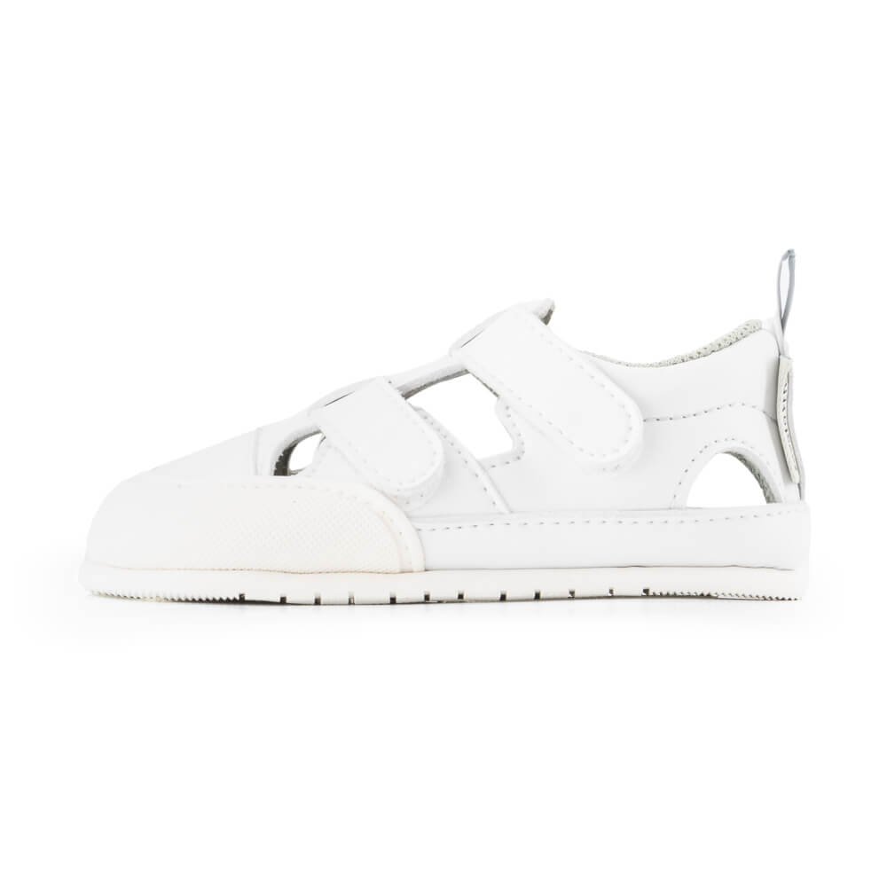 sandalias duraderas resistentes facil limpieza poner quitar bebes color blanco javea feroz ss24