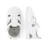 sandalias duraderas resistentes facil limpieza poner quitar bebes color blanco javea feroz ss24