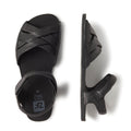 sandalias minimalistas comodas ligeras flexibles adulto unisex color negro primavera verano gandia negro ss25 03