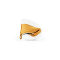 sandalias minimalistas velcro planas ligeras flexibles color amarillo mostaza javea rocker ss24  