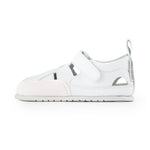 sandalias respetuosas barefoot veganas microfibra resistentes agua bebes color blanco puntos irta feroz ulises ss24 | Blanco microfibra