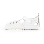 sandalias respetuosas movimiento libre bebes color blanco marron puntitos tabarca ulises feroz ss24