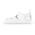 sandalias veganas diseno respetuoso barefoot como andar descalzo bebes color blanco altea feroz ss24 | Blanco Microfibra