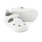 sandalias veganas diseno respetuoso barefoot como andar descalzo bebes color blanco altea feroz ss24| Blanco Microfibra