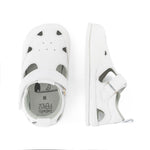 sandalias veganas diseno respetuoso barefoot como andar descalzo bebes color blanco altea feroz ss24| Blanco Microfibra