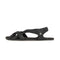 sandalias veganas sinteticas plantilla absorbente transpirable adulto meliana freeker adulto ss26 Microfibra Negro 01  |  Negro Serraje Reciclado