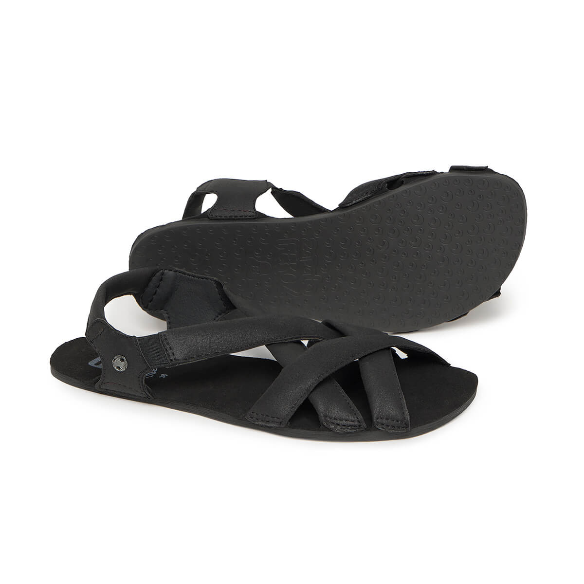 sandalias veganas sinteticas plantilla absorbente transpirable adulto meliana freeker adulto ss26 Microfibra Negro 02