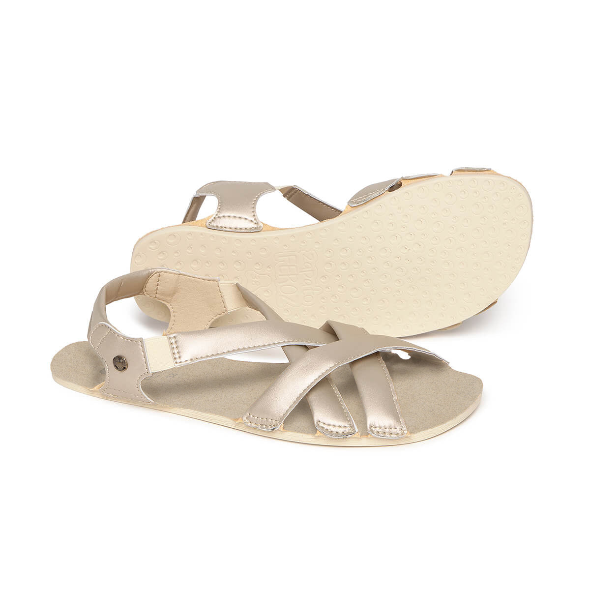 sandalias veganas sinteticas plantilla absorbente transpirable adulto meliana freeker adulto ss26 Microfibra Oro 02