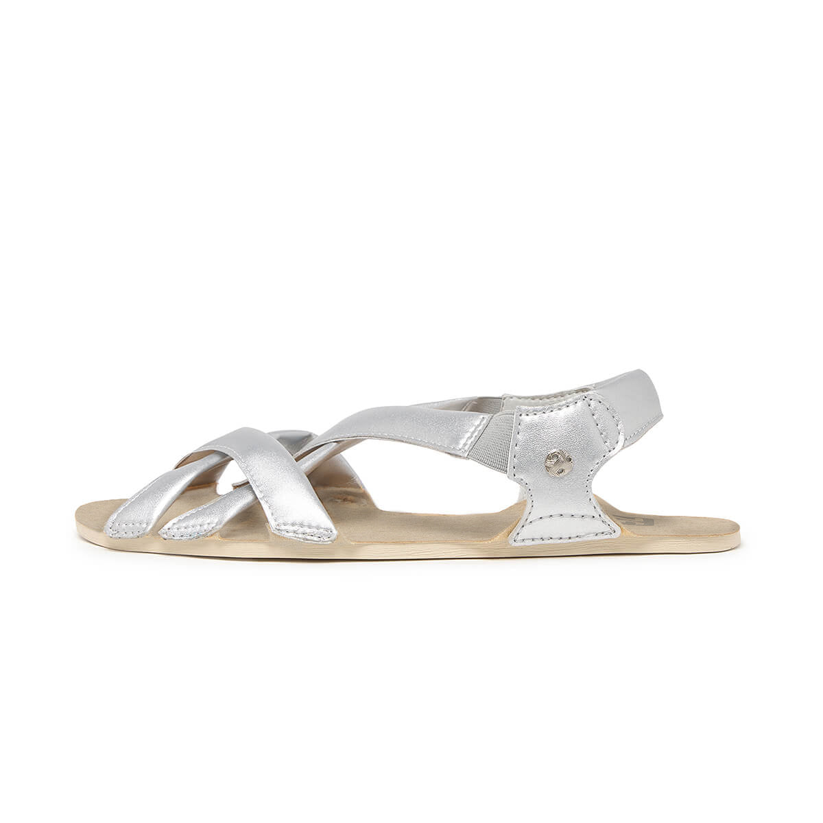 sandalias veganas sinteticas plantilla absorbente transpirable adulto meliana freeker adulto ss26 Microfibra Plata 01