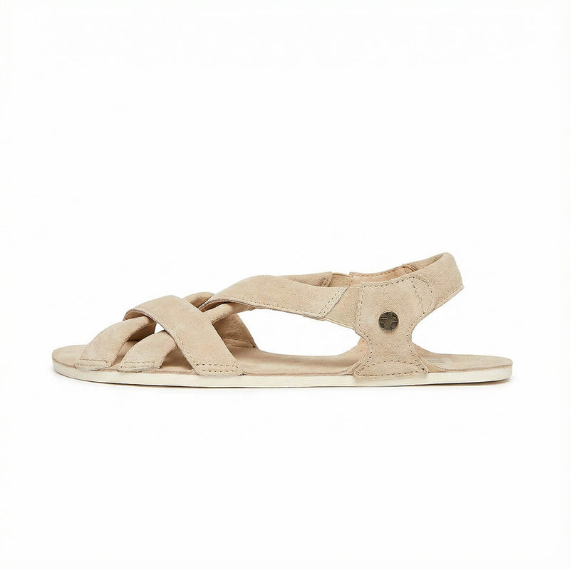 sandalias veganas sinteticas plantilla absorbente transpirable adulto meliana freeker adulto ss26 meliana beige 1  | Beige Serraje Reciclado