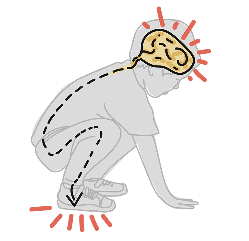 Zapato sensorial que activa el cerebro