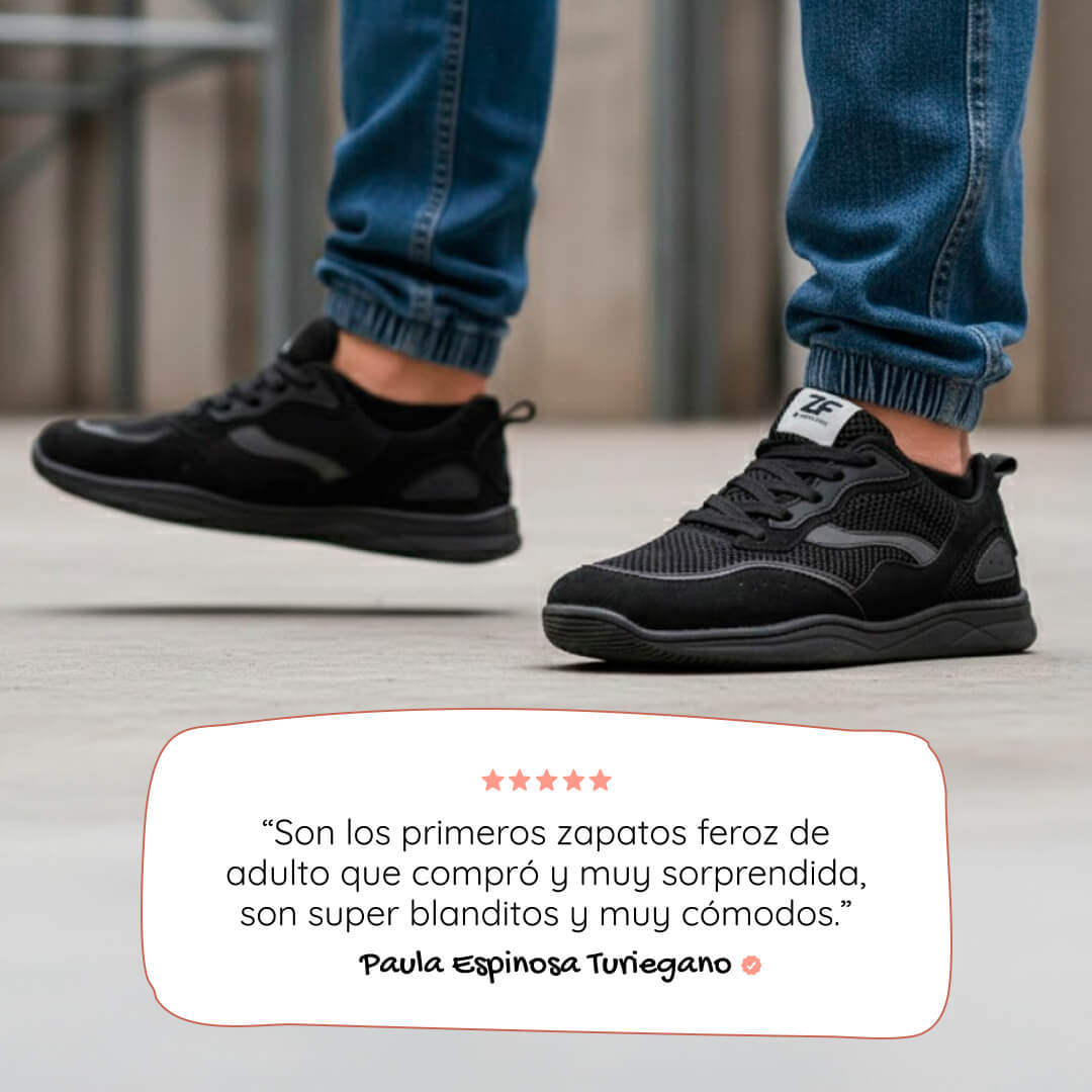 Tibi ss26 adulto caracteristicas 3 | Negro Serraje Reciclado