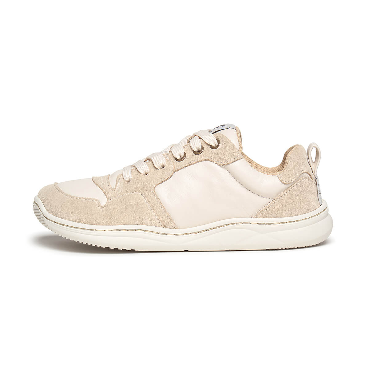 zapatilla deportiva adulto barefoot piel serraje beige olocau aw25 01