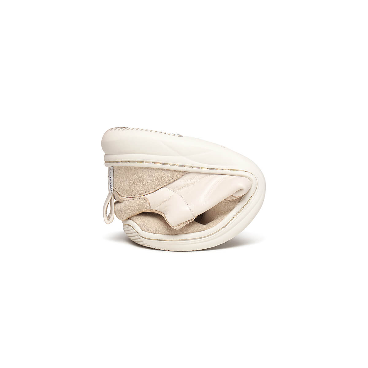 zapatilla deportiva adulto barefoot piel serraje beige olocau aw25 04