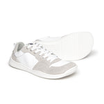 zapatilla deportiva adulto barefoot piel serraje blanco olocau aw25 02 | Blanco Gris Piel