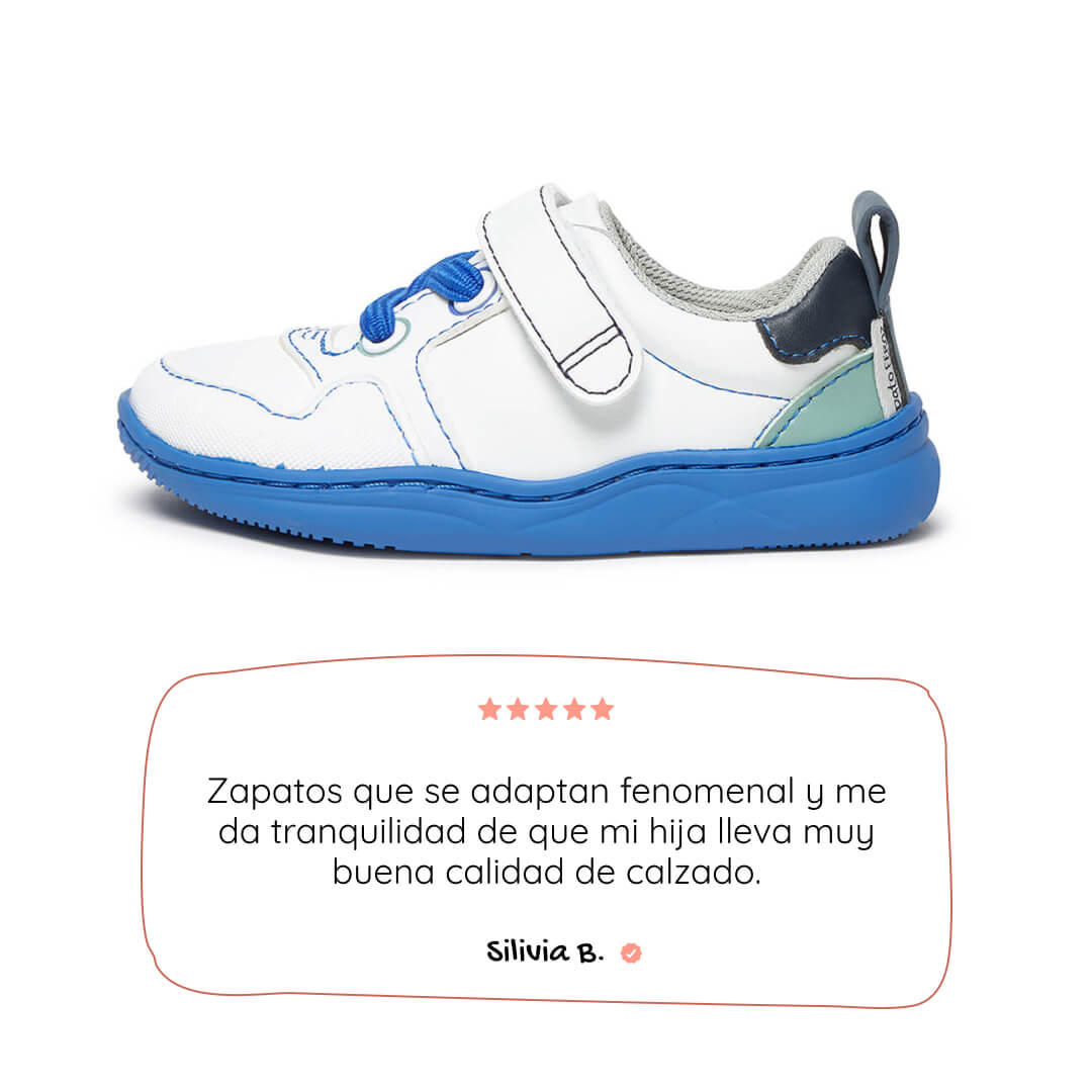 zapatilla deportiva bebe feroz barefoot azul olocau ss26 01