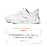 zapatilla deportiva bebe feroz barefoot blanco olocau ss26 01 | blanco microfibra