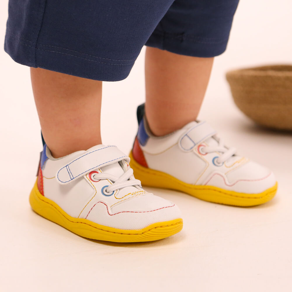 zapatilla deportiva bebe feroz barefoot multicolor olocau ss26 zapato feroz