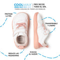 zapatilla deportiva bebe feroz barefoot rosa olocau ss26 04