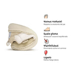 zapatilla deportiva infantil barefoot beige olocau feroz 04 | beige microfibra microserraje