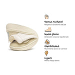 zapatilla deportiva infantil barefoot beige olocau rocker 04 |Beige Microfibra Micronobuck