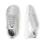 Zapatilla deportiva infantil barefoot blanco plata olocau rocker rayo 03 | Plata Rayo Microfibra