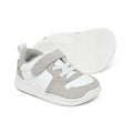 zapatilla deportiva infantil barefoot gris blanco olocau feroz 02