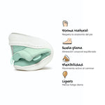 zapatilla deportiva infantil barefoot mint olocau rocker 04 | mint Microfibra Micronobuck