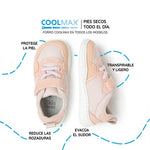 zapatilla deportiva infantil barefoot rosa olocau feroz 03 | Rosa Microfibra Microserraje