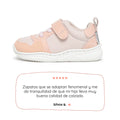 zapatilla deportiva infantil barefoot rosa olocau feroz ss26 01