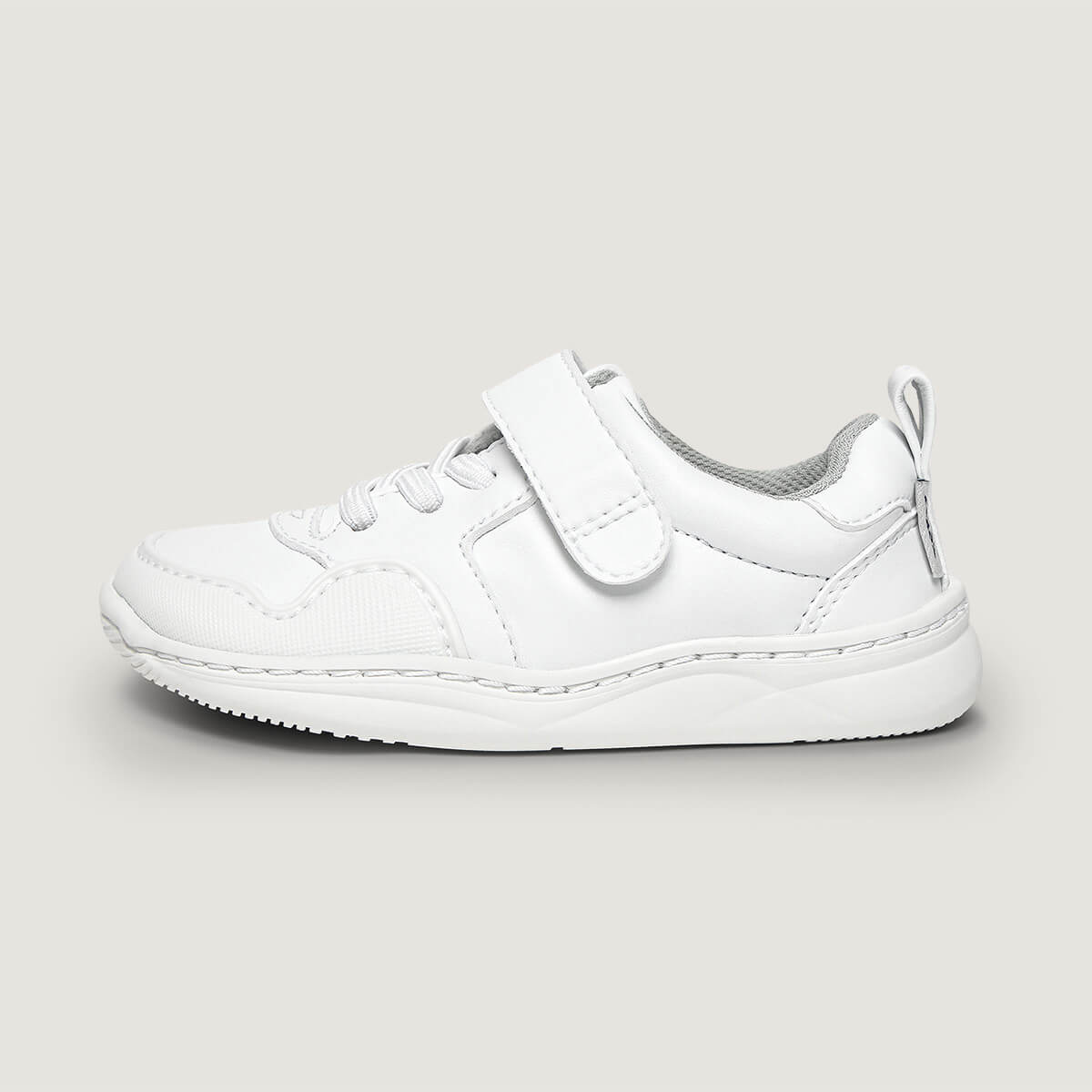 Lateral Deportiva Barefoot Olocau | Blanco Microfibra